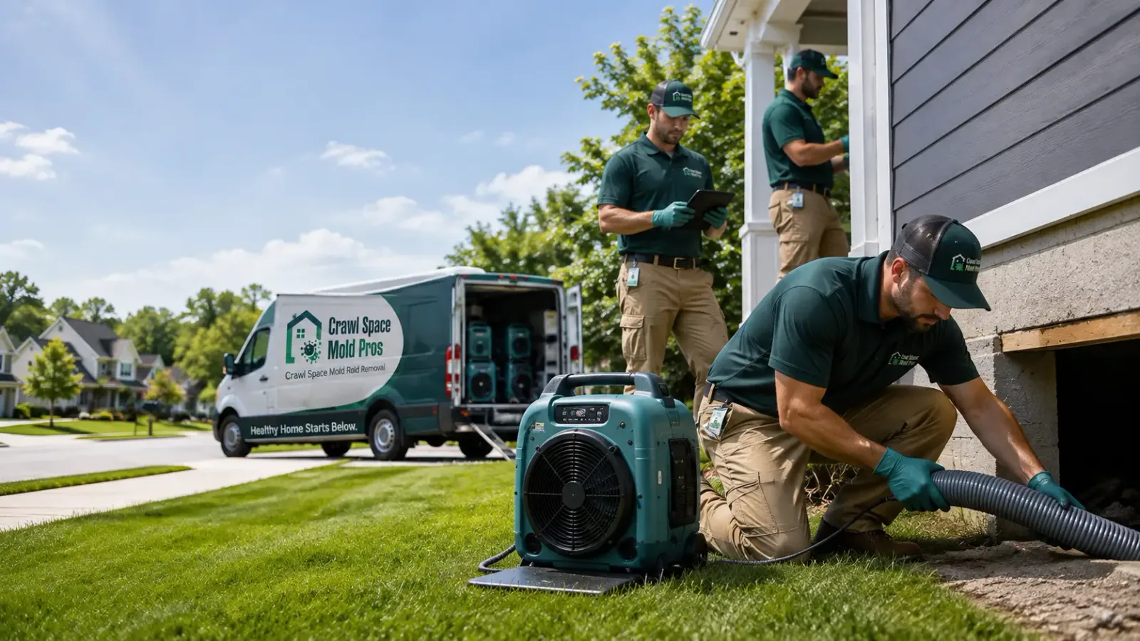 Crawl Space Mold Removal in Herington, KS